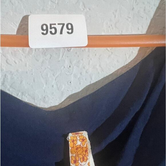 Antropologie Maeve Women's Cowl Neck Sleeveless Dress Size 12 Blue - Picture 4 of 8